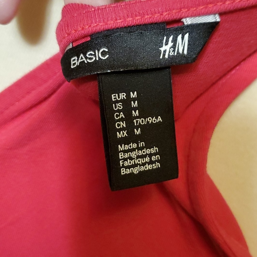 H & M Basic Tank Size M - Picture 3 of 5
